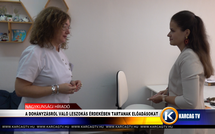 A DOHÁNYZÁSRÓL VALÓ LESZOKÁS ÉRDEKÉBEN TARTANAK ELŐADÁSOKAT
