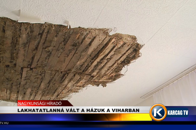 LAKHATATLANNÁ VÁLT A HÁZUK A VIHARBAN