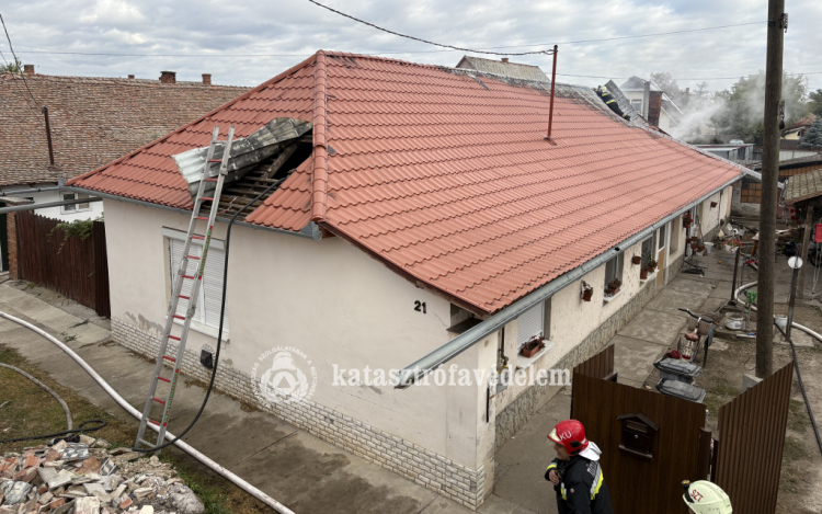 Kigyulladt egy kazánház Kunszentmártonban