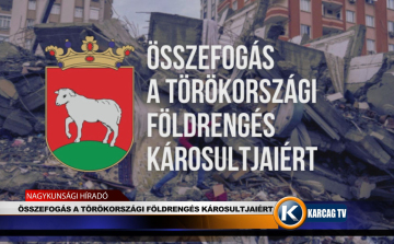 ÖSSZEFOGÁS A TÖRÖKORSZÁGI FÖLDRENGÉS KÁROSULTJAIÉRT