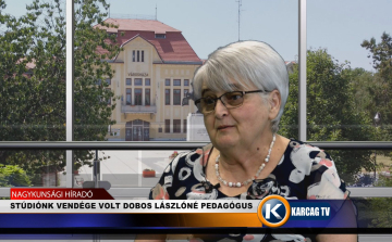 STÚDIÓNK VENDÉGE VOLT DOBOS LÁSZLÓNÉ PEDAGÓGUS