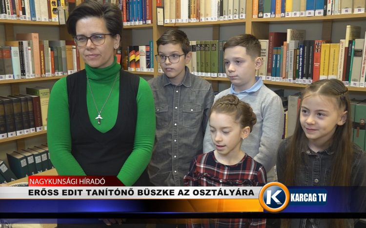 ERŐSS EDIT TANÍTÓNŐ BÜSZKE AZ OSZTÁLYÁRA