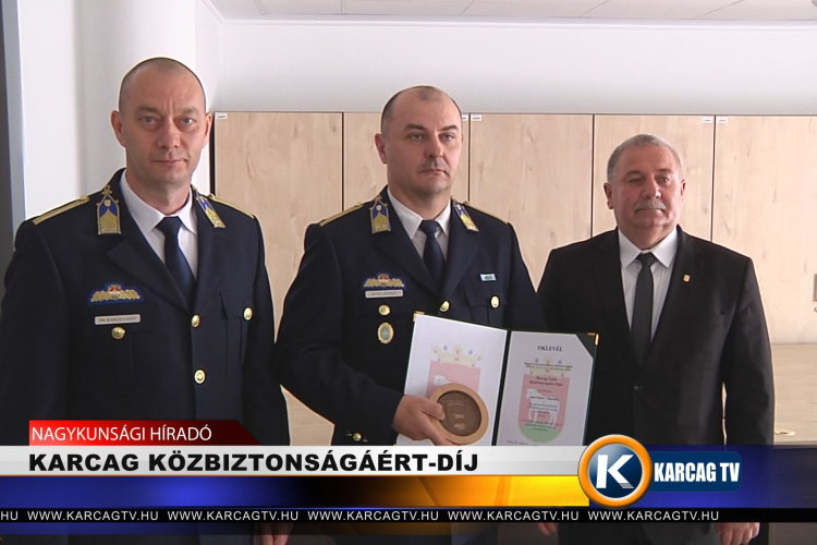 KARCAG KÖZBIZTONSÁGÁÉRT-DÍJ 2022 