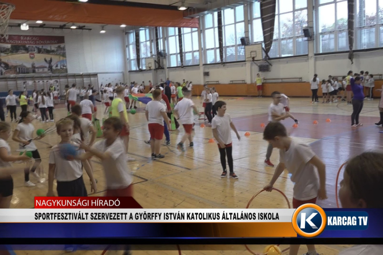 SPORTFESZTIVÁLT RENDEZETT A GYÖRFFY ISTVÁN KATOLIKUS ÁLTALÁNOS ISKOLA