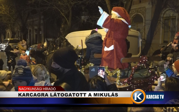 KARCAGRA LÁTOGATOTT A MIKULÁS