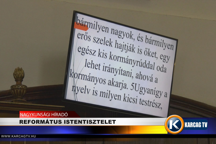 REFORMÁTUS ISTENTISZTELET