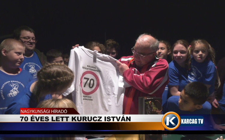 70 ÉVES LETT KURUCZ ISTVÁN