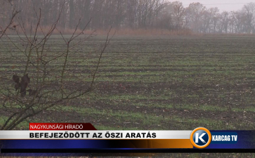 BEFEJEZŐDÖTT AZ ŐSZI ARATÁS