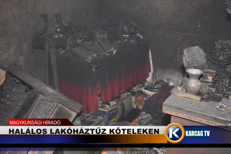 HALÁLOS LAKÓHÁZTŰZ KŐTELEKEN