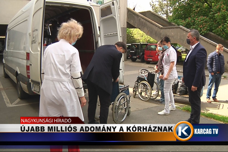 ÚJABB MILLIÓS ADOMÁNY A KÓRHÁZNAK 