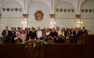 Díjátadó ünnepség Szolnokon