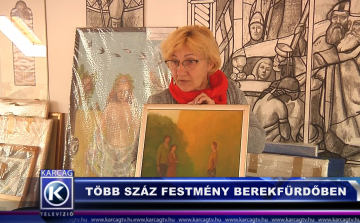 Több száz festmény Berekfürdőn