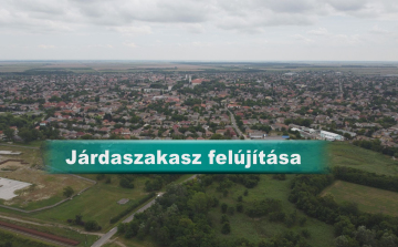 Járdaszakasz felújítása