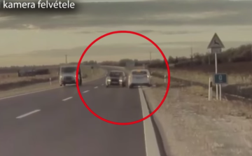 Életveszélyes előzés a 710-esen - Videó