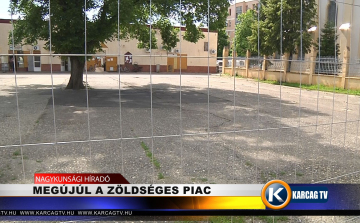 Megújul a zöldséges piac