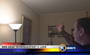 NEM AKAR TETŐFELÚJÍTÁST A LAKÓ