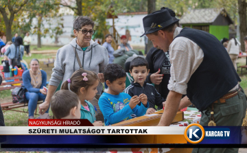 SZÜRETI MULATSÁGOT TARTOTTAK