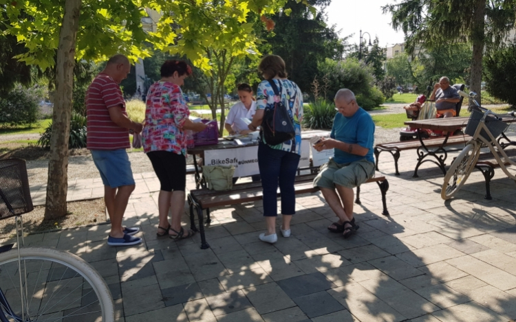 FOLYTATÓDTAK A BIKESAFE PROGRAMOK JÁSZ-NAGYKUN-SZOLNOK MEGYÉBEN 