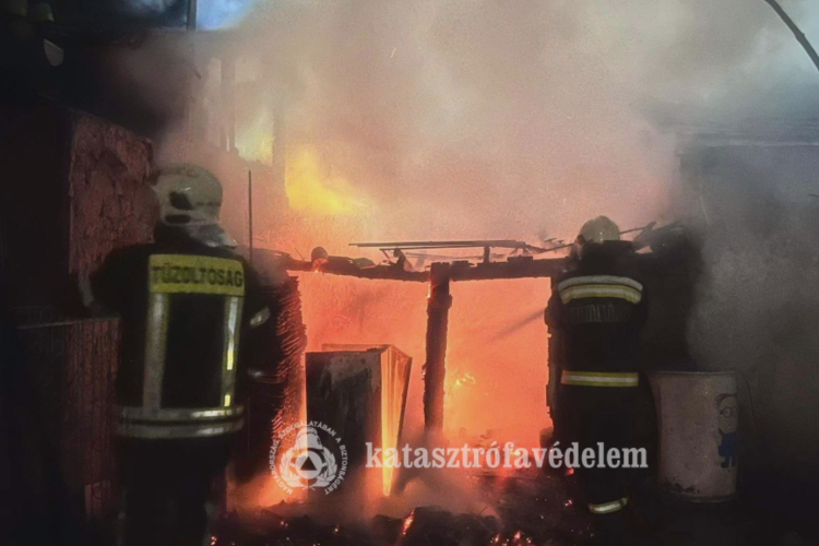  Melléképület égett a megyeszékhelyen