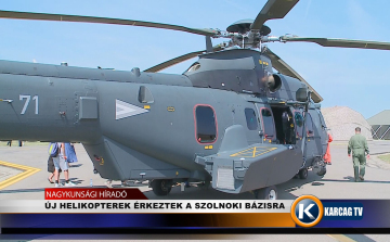 ÚJ HELIKOPTEREK ÉRKEZTEK A SZOLNOKI BÁZISRA