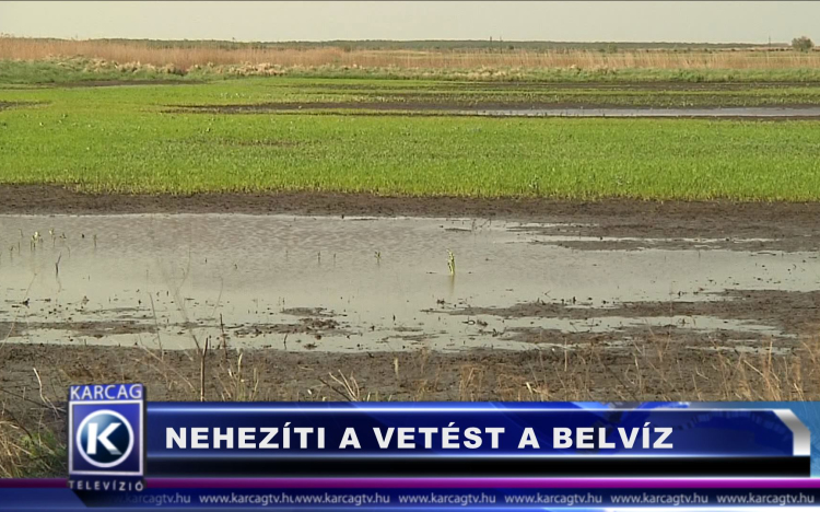 NEHEZÍTI A VETÉST A BELVÍZ