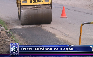 Útfelújítások zajlanak