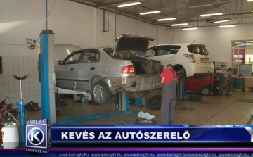 KEVÉS AZ AUTÓSZERELŐ