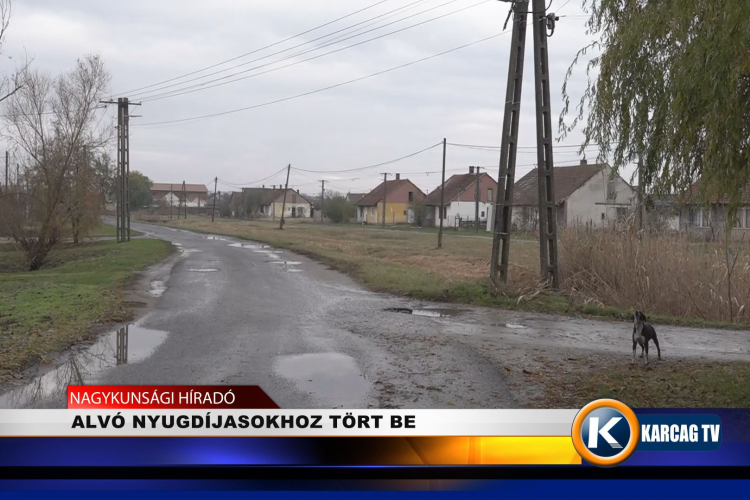 ALVÓ NYUGDÍJASOKHOZ TÖRT BE