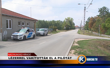 LÉZERREL VAKÍTOTTÁK EL A PILÓTÁT