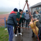 Disznótoroztak a karcagi focisták