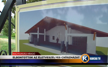 ELBONTOTTÁK AZ ÉLETVESZÉLYES CSŐSZHÁZAT