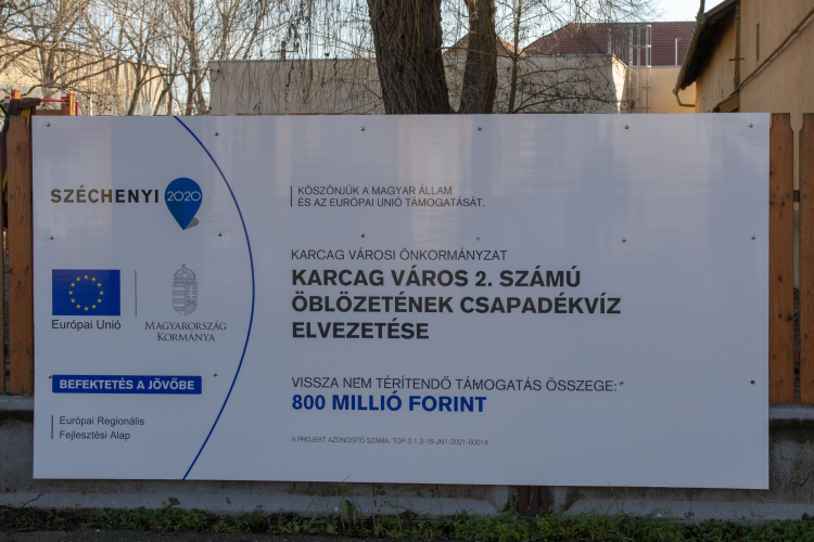 Fejlesztik a csapadékvíz-elvezető rendszert Karcagon