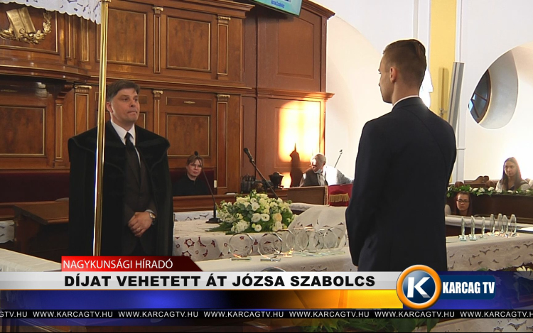 DÍJAT VEHETETT ÁT JÓZSA SZABOLCS