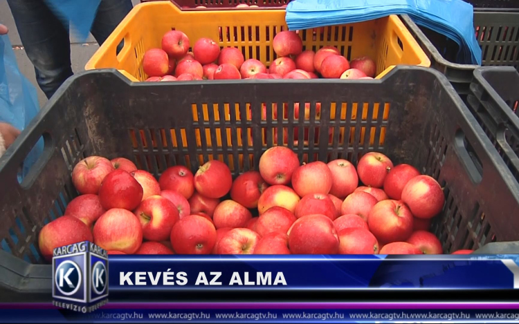 Kevés az alma