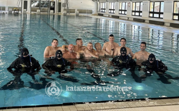 Nemzetközi vízimentő minősítést szerzett a HUNOR tagjaként egy mezőtúri tűzoltó