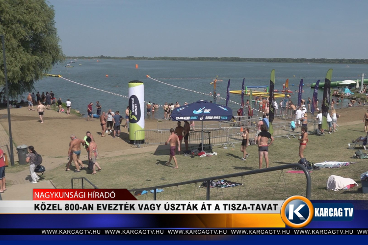 KÖZEL 800-AN EVEZTÉK VAGY ÚSZTÁK ÁT A TISZA-TAVAT