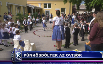 Pünkösdöltek az ovisok
