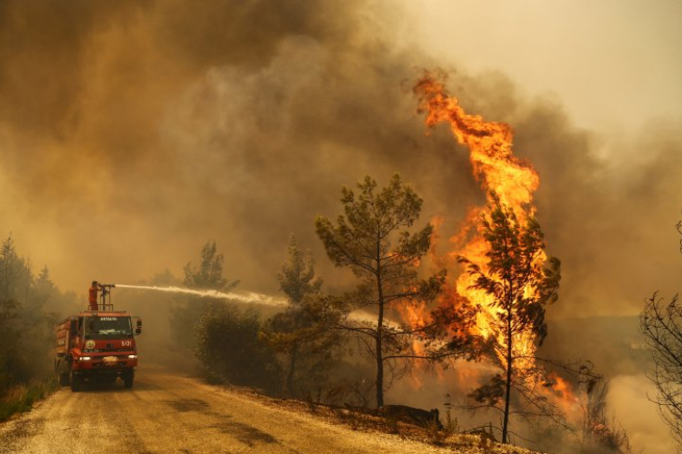 Az EU tűzoltó helikopterekkel és repülőgépekkel segíti az észak-macedóniai és bulgáriai erdőtüzek oltását