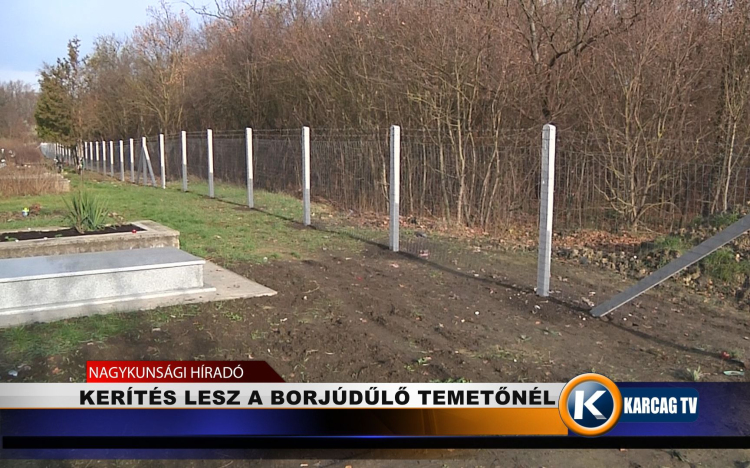 Kerítés lesz a Borjúdűlő temetőnél