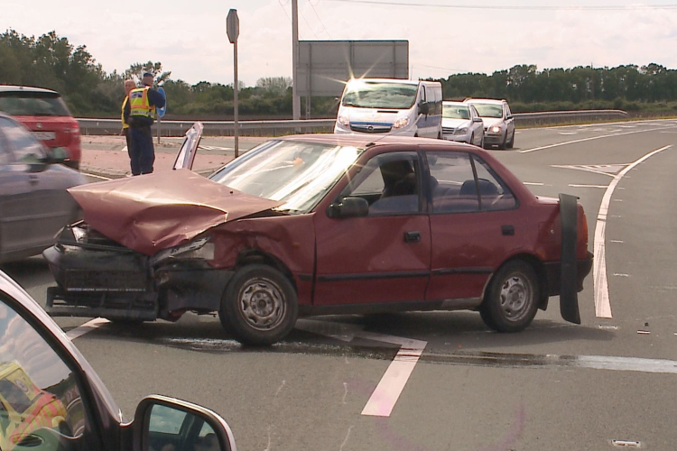 Baleset a 4.sz főúton