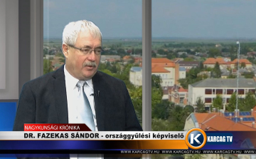 Évértékelő beszélgetés dr. Fazekas Sándorral