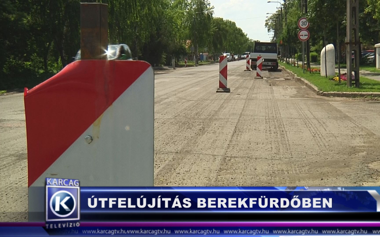 Útfelújítás Berekfürdőben