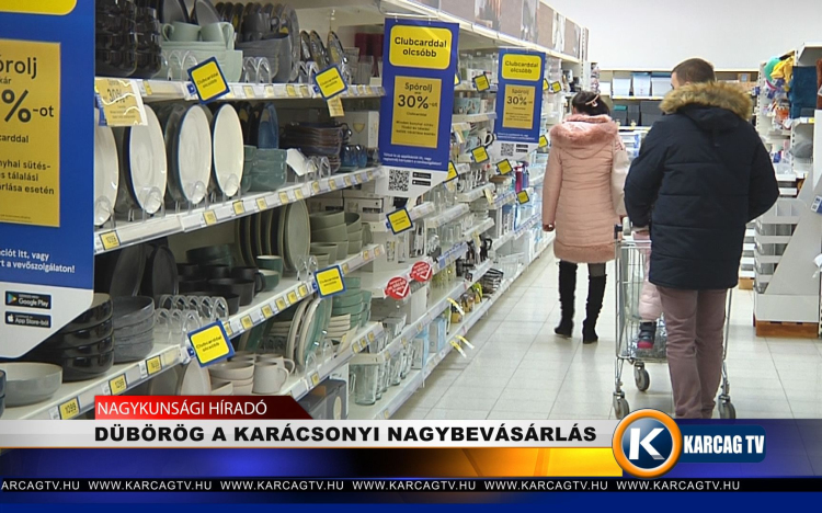 DÜBÖRÖG A KARÁCSONYI NAGYBEVÁSÁRLÁS