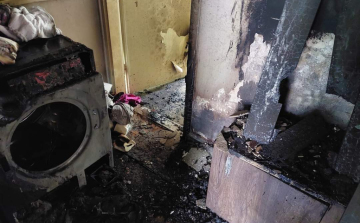  A szárítógép okozott tüzet egy túrkevei lakásban