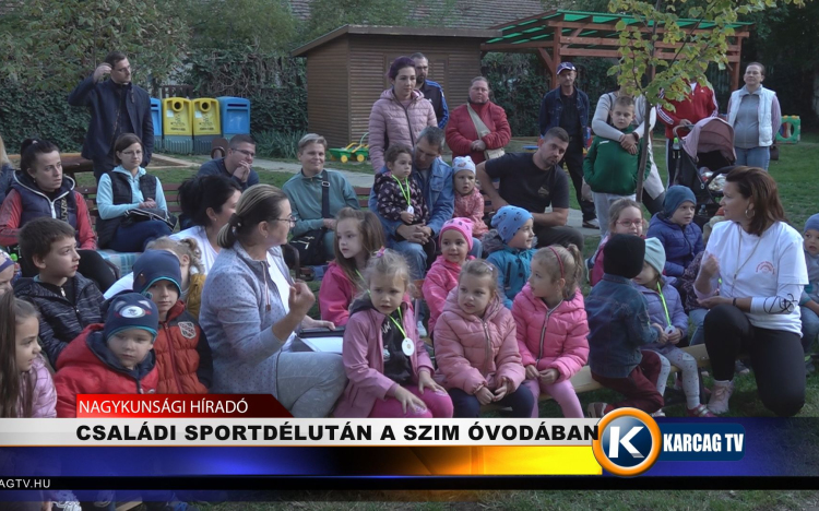 CSALÁDI SPORTDÉLUTÁN A SZIM ÓVODÁBAN