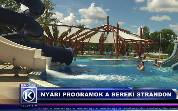 Nyári programok a bereki strandon