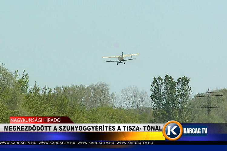 MEGKEZDŐDÖTT A SZÚNYOGGYÉRÍTÉS A TISZA TÓNÁL