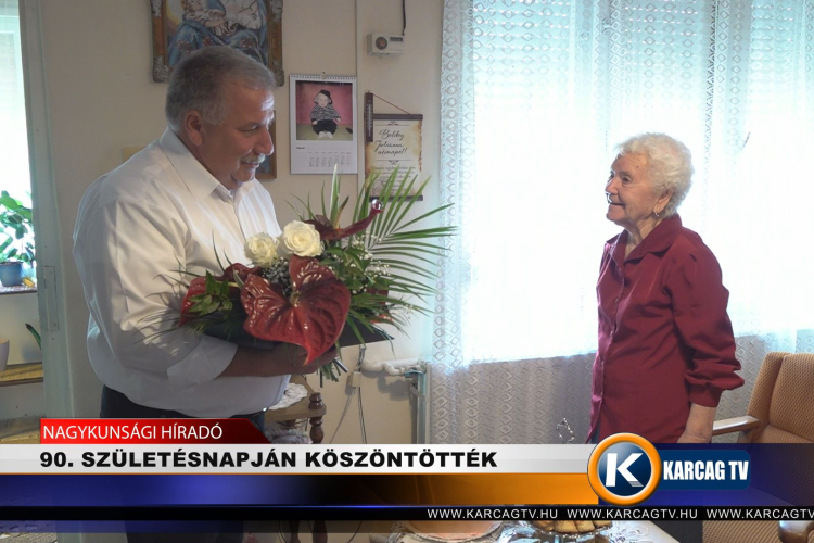 90. SZÜLETÉSNAPJÁN KÖSZÖNTÖTTÉK