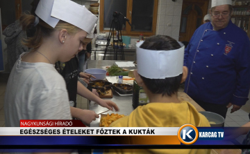 EGÉSZSÉGES ÉTELEKET FŐZTEK A KUKTÁK