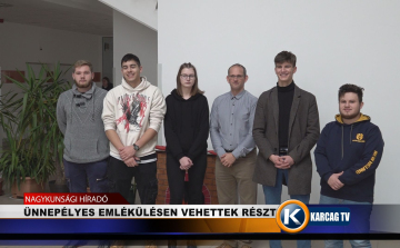 ÜNNEPÉLYES EMLÉKÜLÉSEN VEHETTEK RÉSZT